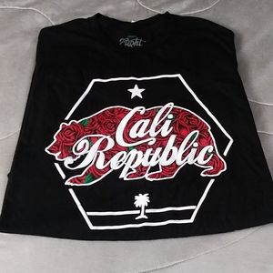 Nwot Cali t-shirt mens xxl